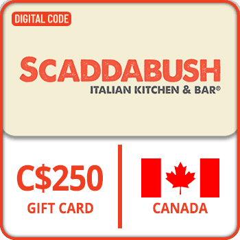 SCADDABUSH Italian Kitchen Gift Card CANADA 250 CAD product image