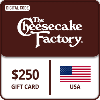 The Cheesecake Factory Gift Card USA 250 USD product image