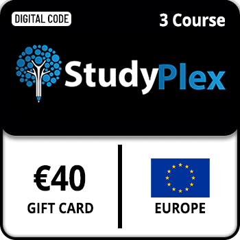 Study Plex Gift Card EUROPE 3 Course 40 EUR product image