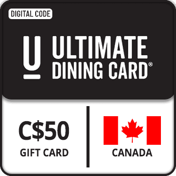 The Ultimate Dining Gift Card CANADA 50 CAD product image