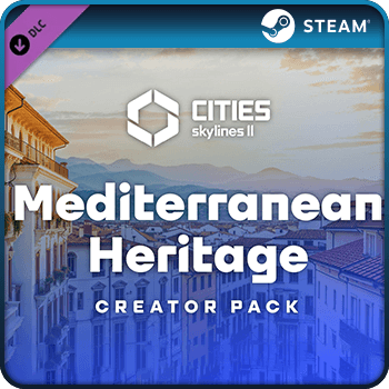 Cities Skylines II Creator Pack Mediterranean Heritage PC DLC Steam Game Key GLOBAL product image