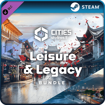 Cities Skylines II Leisure & Legacy PC Bundle Steam Game Key GLOBAL product image