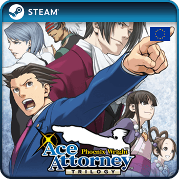 Phoenix Wright Ace Attorney Trilogy PC STEAM Game Key Europe product image