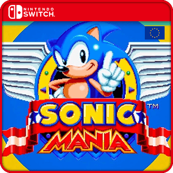 Sonic Mania Switch Nintendo Game Key Europe product image