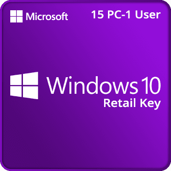 Windows 10 Retail Key 15PC 1User (Instant Delivery) product image